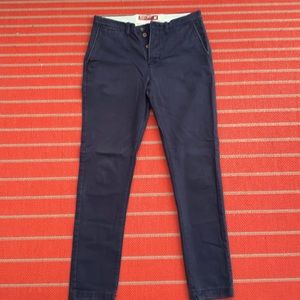 Men’s Slim Superdry Khaki Pants Navy size M
